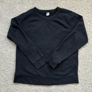 Old Navy Black Sweatshirt (Small)